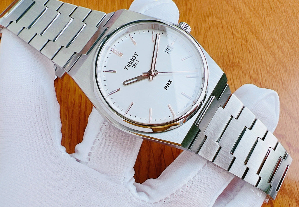 Tissot PRX Quartz Silver Dial Silver Steel Strap Watch for Men - T137.410.11.031.00 Buy Now By Tissot