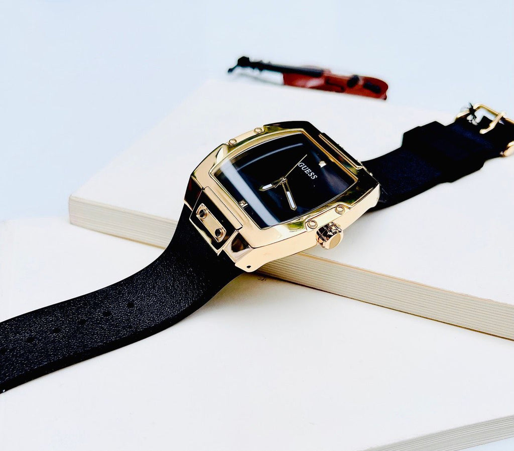 Guess Phoenix Black Dial Black Rubber Strap Watch for Men - GW0386G3 Buy Now By Guess