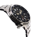 Citizen Promaster 200M Diver Fugu Asian Limited Edition Black Dial Silver Steel Strap Watch For Men - NY0090-86E Buy Now By Citizen