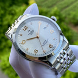 Tudor 1926 Automatic Diamonds Silver Dial Silver Steel Strap Watch for Men - M91650-0003 Buy Now By Tudor