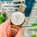 Tissot T Classic Le Locle Powermatic 80 Silver Dial Two Tone Steel Strap Watch For Men - T0064072203301 Buy Now By Tissot