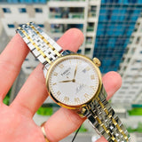 Tissot T Classic Le Locle Powermatic 80 Silver Dial Two Tone Steel Strap Watch For Men - T0064072203301 Buy Now By Tissot