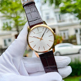 Calvin Klein City Silver Dial Brown Leather Strap Watch For Men - K2G21629 Buy Now By Calvin Klein