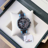 Tissot T Race Cycling Chronograph Black Dial Two Tone Rubber Strap Watch For Men - T111.417.37.441.05 Buy Now By Tissot
