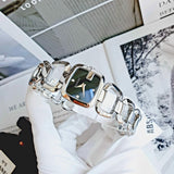 Gucci G Gucci Black Dial Silver Steel Strap Watch For Women - YA125510 Buy Now By Gucci