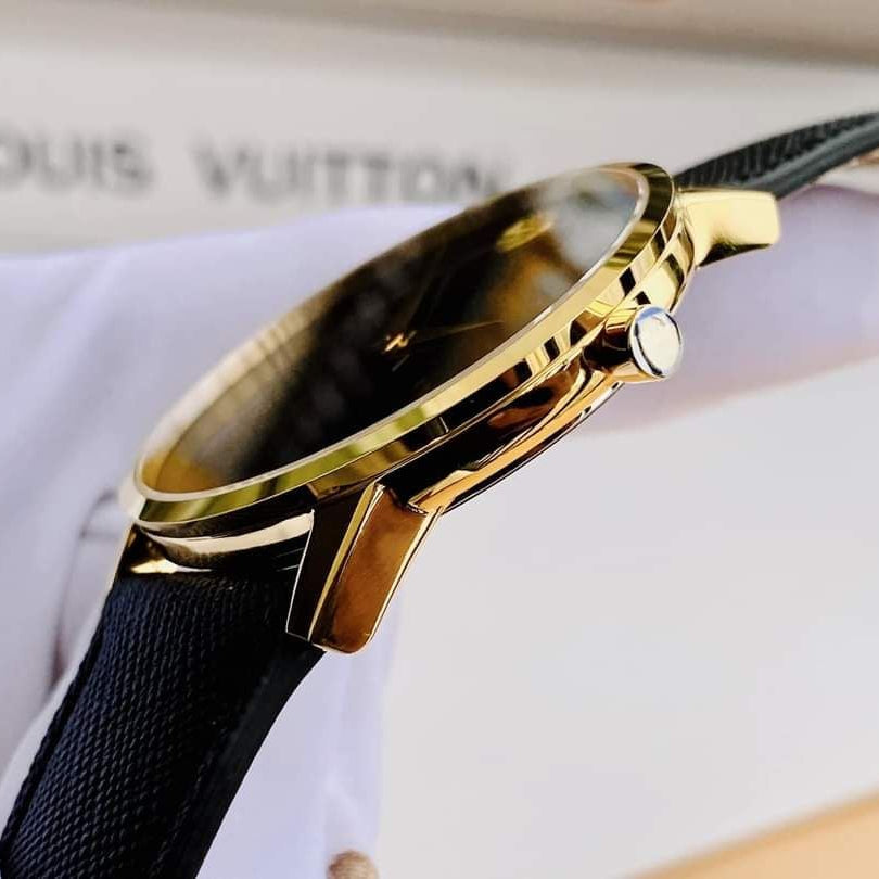 Movado Museum Classic Quartz Black Dial Black Leather Strap Watch for Men - 0607195