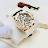 Guess Athena White Dial White Rubber Strap Watch for Women - GW0409L2 Buy Now By Guess