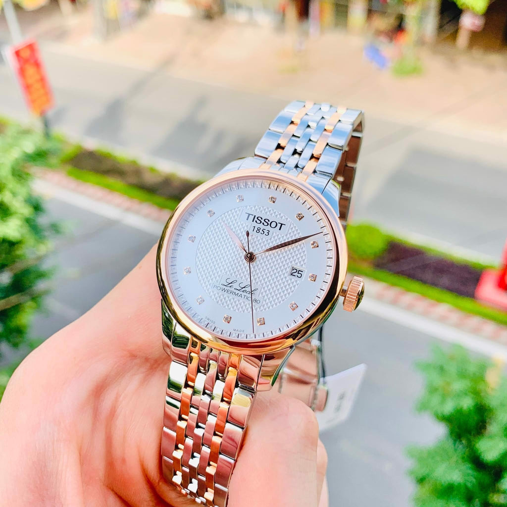 Tissot Le Locle Powermatic 80 Silver Dial Two Tone Steel Strap Watch For Men - T006.407.22.036.01 Buy Now By Tissot