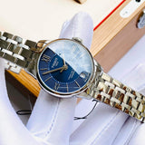 Tissot Chemin Des Tourelles Powermatic 80 Lady Blue Dial Silver Steel Strap Watch For Women - T099.207.11.048.00 Buy Now By Tissot