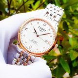 Tissot Le Locle Automatic Cosc Silver Dial Two Tone Steel Strap Watch For Men - T006.407.22.036.00 Buy Now By Tissot