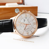 Tissot Des Tourelles Chronograph Silver Dial Brown Leather Strap Watch For Men - T099.427.36.038.00 Buy Now By Tissot