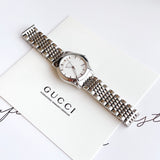 Gucci G Timeless Silver Dial Silver Steel Strap Watch For Women - YA126501 Buy Now By Gucci