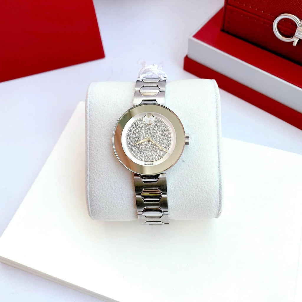 Movado Bold Silver Dial Silver Steel Strap Watch For Women - 3600567 Buy Now By Movado