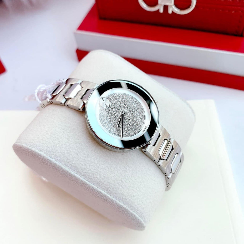 Movado Bold Silver Dial Silver Steel Strap Watch For Women - 3600567 Buy Now By Movado