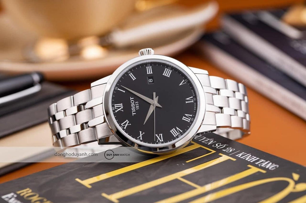 Tissot T Classic Dream Black Dial Silver Steel Strap Watch for Men - T033.410.11.053.01 Buy Now By Tissot