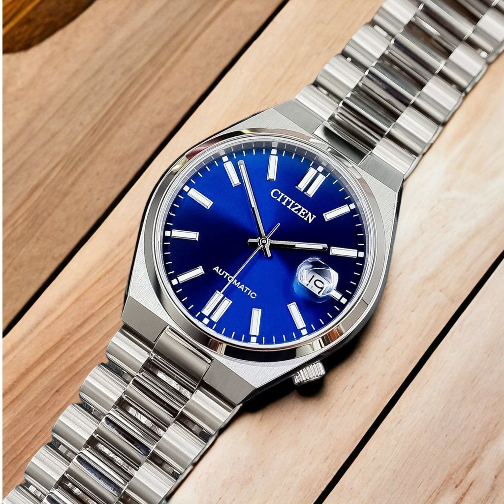 Citizen Tsuyosa Automatic Blue Dial Silver Steel Strap Watch For Men - NJ0150-81L Buy Now By Citizen