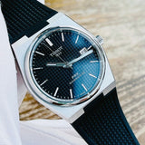 Tissot PRX Powermatic 80 Black Dial Black Rubber Strap Watch for Men - T137.407.17.051.00 Buy Now By Tissot