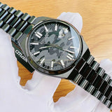 Citizen Tsuyosa Automatic Camouflage Black Dial Black Steel Strap Watch For Men - NJ0155-87E Buy Now By Citizen