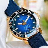 Tissot Seastar 1000 Powermatic 80 Blue Dial Blue Nylon Strap Watch for Men - T120.407.37.041.00 Buy Now By Tissot