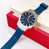 Salvatore Ferragamo F-80 Blue Dial Blue Rubber Strap Watch For Men - SFHY01122 Buy Now By Salvatore Ferragamo