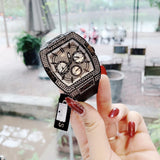 Guess Phoenix Multifunction Silver Dial Black Silicone Strap Watch For Men - GW0048G1 Buy Now By Guess