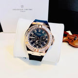 Guess Venus Diamonds Black Dial Black Rubber Strap Watch for Women - GW0118L2 Buy Now By Guess