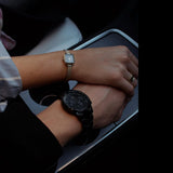 Daniel Wellington Iconic Chronograph Black Dial Black Steel Strap Watch For Men - DW00100642 Buy Now By Daniel Wellington