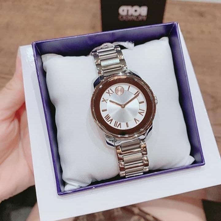 Movado Bold Silver Dial Silver Steel Strap Watch for Women - 3600244 Buy Now By Movado