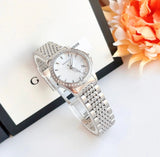 Gucci G Timeless Diamonds Mother of Pearl Dial Silver Steel Strap Watch For Women - YA126506 Buy Now By Gucci