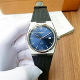 Tissot PRX Blue Dial Black Rubber Strap Watch For Men - T137.410.17.041.00 Buy Now By Tissot