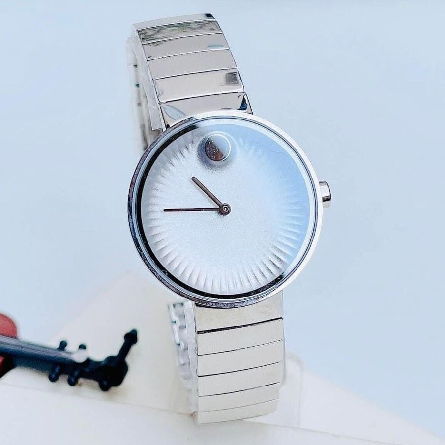 Movado Edge Silver Dial Silver Steel Strap Watch for Women - 3680012 Buy Now By Movado