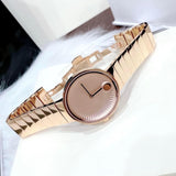 Movado Edge Rose Gold Dial Rose Gold Steel Strap Watch for Women - 3680013 Buy Now By Movado