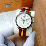 Tissot Quickster Chronograph NBA Miami Heat Edition White Dial Two Tone NATO Strap Watch for Men - T095.417.17.037.08 Buy Now By Tissot