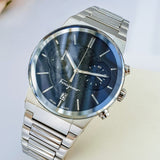 Salvatore Ferragamo Sapphire Chrono Blue Dial Silver Steel Strap Watch for Men - SFME01123 Buy Now By Salvatore Ferragamo