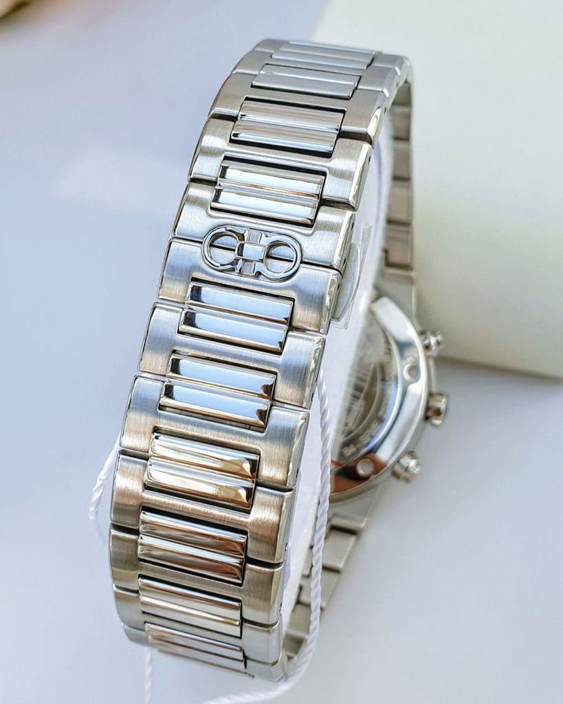 Salvatore Ferragamo Sapphire Chrono Blue Dial Silver Steel Strap Watch for Men - SFME01123 Buy Now By Salvatore Ferragamo