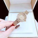 Guess Dream Crystals Rose Gold Dial Rose Gold Mesh Bracelet Watch For Women - GW0550L3 Buy Now By Guess