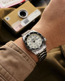 Seiko 5 Sports SKX Automatic Cream Dial Silver Steel Strap Watch For Men - SRPK31K1 Buy Now By Seiko