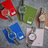 Citizen x Pantone Automatic Blue Dial Silver Steel Strap Watch For Men - NJ0158-89L Buy Now By Citizen