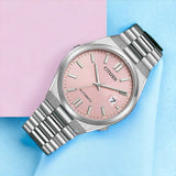 Citizen x Pantone Automatic Dreamy Pink Dial Silver Steel Strap Watch For Men - NJ0158-89X Buy Now By Citizen