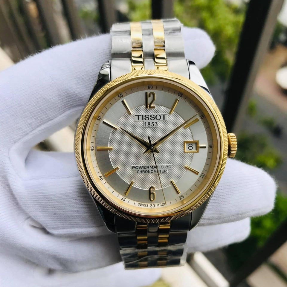 Tissot Ballade Powermatic 80 Chronometer Silver Dial Two Tone Steel Strap Watch For Men - T108.408.22.037.00 Buy Now By Tissot