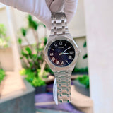 Guess Asset Quartz Blue Dial Silver Steel Strap Watch For Men - GW0575G4 Buy Now By Guess