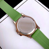 Michael Kors Mini Pilot Chronograph Green Dial Green Silicone Strap Watch For Women - MK7421 Buy Now By Michael Kors