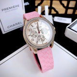 Michael Kors Mini Pilot Quartz Rose Gold Dial Pink Silicone Strap Watch For Women - MK7375 Buy Now By Michael Kors