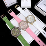 Michael Kors Mini Pilot Quartz Rose Gold Dial Pink Silicone Strap Watch For Women - MK7375 Buy Now By Michael Kors