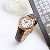 Tissot T Classic Carson White Dial Brown Leather Strap Watch For Women - T085.207.36.013.00 Buy Now By Tissot