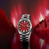 Citizen Tsuyosa Automatic Red Dial Silver Steel Strap Watch For Men - NJ0150-56W Buy Now By Citizen