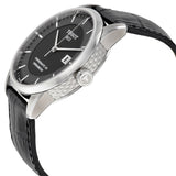 Tissot T Classic Luxury Powermatic 80 Black Dial Black Leather Strap Watch For Men - T086.408.16.051.00 Buy Now By Tissot