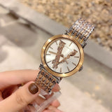 Versace Virtus Quartz White Dial Two Tone Steel Strap Watch for Women - VEHC00519 Buy Now By Versace