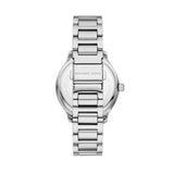 Michael Kors Sage Three-Hand White Dial Silver Steel Strap Watch for Women - MK4807 Buy Now By Michael Kors