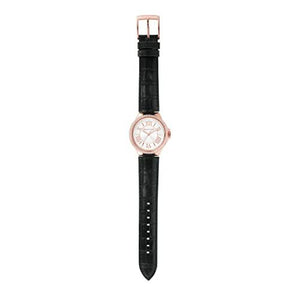 Michael Kors Camille Three-Hand Crystals White Dial Black Leather Strap Watch for Women - MK2962 Buy Now By Michael Kors